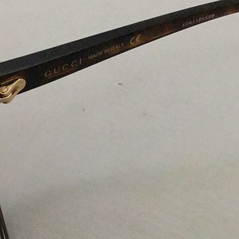 GUCCI BROWN GRADIENT ROUND LADIES SUNGLASSES. - Picture 5 of 9